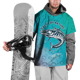 Накидка на куртку 3D с принтом Рыбалка  New  Jersey в Кировске, 100% полиэстер |  | new jersey | ловля рыбы | рыба | рыбак | рыбалка