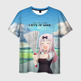 Мужская футболка 3D с принтом Love  is  war в Новосибирске, 100% полиэфир | прямой крой, круглый вырез горловины, длина до линии бедер | Тематика изображения на принте: 