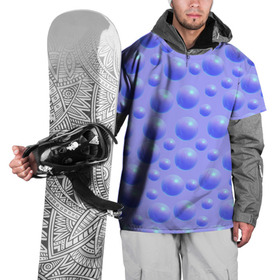 Накидка на куртку 3D с принтом Синий горошек 3д на синем фоне в Петрозаводске, 100% полиэстер |  | Тематика изображения на принте: 3д | в тренеде | гоошек | горох | модный | неон | подсветка | синий | сфера | шар