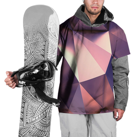 Накидка на куртку 3D с принтом Кристальная мозаика в Тюмени, 100% полиэстер |  | арт | вектор | векторный рисунок | геометрические фигуры | геометрия | рисунок