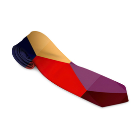 Галстук 3D с принтом Цветные соты в Белгороде, 100% полиэстер | Длина 148 см; Плотность 150-180 г/м2 | Тематика изображения на принте: арт | вектор | векторный рисунок | геометрические фигуры | геометрия | рисунок | соты