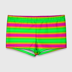 Мужские купальные плавки 3D с принтом Зелено малиновые мягкие размытые полосы , Полиэстер 85%, Спандекс 15% |  | crimson | green | striped pattern | горизонтальные полосы | зеленый | малиновый | полосатый узор