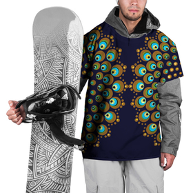 Накидка на куртку 3D с принтом Мандала из павлиньих перьев в Екатеринбурге, 100% полиэстер |  | Тематика изображения на принте: геометрия | йога | круг | круги | круглый узор | медитация | павлин | павлиньи | перо | перья | симметрия | стмметричный | узоры | чакры