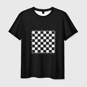 Мужская футболка 3D с принтом Портативная шахматная доска Classic , 100% полиэфир | прямой крой, круглый вырез горловины, длина до линии бедер | chess | chessbord | доска | портативный | шахматная доска | шахматы