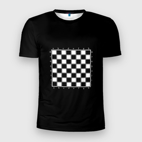 Мужская футболка 3D Slim с принтом Портативная шахматная доска Classic в Кировске, 100% полиэстер с улучшенными характеристиками | приталенный силуэт, круглая горловина, широкие плечи, сужается к линии бедра | chess | chessbord | доска | портативный | шахматная доска | шахматы