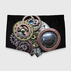 Мужские купальные плавки 3D с принтом Mechanism of gears in Steampunk style в Санкт-Петербурге, Полиэстер 85%, Спандекс 15% |  | fashion | gears | mechanism | metal | steampunk | style | металл | механизм | мода | стиль | стимпанк | шестерёнки