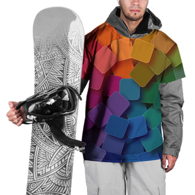 Накидка на куртку 3D с принтом Яркий щит в Новосибирске, 100% полиэстер |  | арт | вектор | векторный рисунок | геометрия | лабиринт | рисунок | щит | яркие цвета | яркий лабиринт
