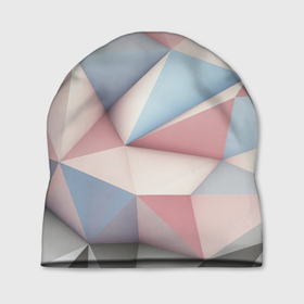 Шапка 3D с принтом Светлый кибер панк в Санкт-Петербурге, 100% полиэстер | универсальный размер, печать по всей поверхности изделия | арт | вектор | векторный рисунок | геометрия | кибер панк | мозаика | рисунок | треугольник | треугольники