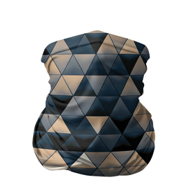 Бандана-труба 3D с принтом Кибернетическая стена в Курске, 100% полиэстер, ткань с особыми свойствами — Activecool | плотность 150‒180 г/м2; хорошо тянется, но сохраняет форму | арт | вектор | векторный рисунок | геометрия | кибер панкт | мозаика | рисунок | треугольник | треугольники