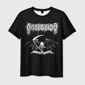 Мужская футболка 3D с принтом Dissection   Anti Cosmic Metal of Death в Курске, 100% полиэфир | прямой крой, круглый вырез горловины, длина до линии бедер | 