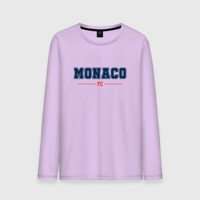 Мужской лонгслив хлопок с принтом Monaco FC Classic , 100% хлопок |  | club | football | logo | monaco | клуб | лого | монако | мяч | символ | спорт | футбол | футболист | футболисты | футбольный