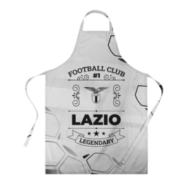Фартук 3D с принтом Lazio Football Club Number 1 Legendary в Петрозаводске, 100% полиэстер | общий размер — 65 х 85 см, ширина нагрудника — 26 см, горловина — 53 см, длина завязок — 54 см, общий обхват в поясе — 173 см. Принт на завязках и на горловине наносится с двух сторон, на основной части фартука — только с внешней стороны | club | football | lazio | logo | клуб | краска | лацио | лого | мяч | символ | спорт | футбол | футболист | футболисты | футбольный
