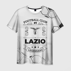 Мужская футболка 3D с принтом Lazio Football Club Number 1 Legendary в Белгороде, 100% полиэфир | прямой крой, круглый вырез горловины, длина до линии бедер | club | football | lazio | logo | клуб | краска | лацио | лого | мяч | символ | спорт | футбол | футболист | футболисты | футбольный