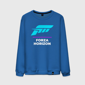 Мужской свитшот хлопок с принтом Символ Forza Horizon в неоновых цветах в Новосибирске, 100% хлопок |  | forza | forza horizon | horizon | logo | neon | игра | игры | лого | логотип | неон | символ | форза | хорайзон