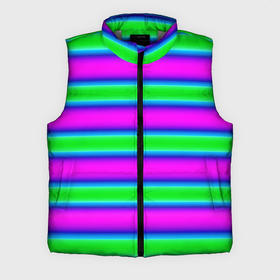 Мужской жилет утепленный 3D с принтом Зеленый и фиолетовые яркие неоновые полосы striped pattern ,  |  | Тематика изображения на принте: modern | neon | striped pattern | горизонтальные полоы | зеленые полосы | полосатый узор | фиолетовые полосы