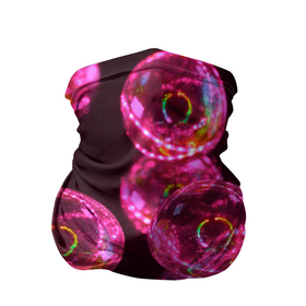 Бандана-труба 3D с принтом Неоновые сюрреалистичные пузыри   Розовый в Белгороде, 100% полиэстер, ткань с особыми свойствами — Activecool | плотность 150‒180 г/м2; хорошо тянется, но сохраняет форму | abstraction | art | artwork | bubbles | colorful | colors | dark | darkness | graphics | neon | surrealism | абстракция | арт | графика | искусство | неон | пузыри | разноцветный | сюрреализм | темнота | тьма | цвета