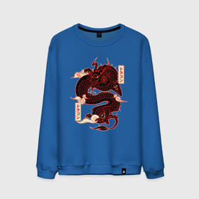 Мужской свитшот хлопок с принтом Японский красный Дракон   JAPAN Dragon в Белгороде, 100% хлопок |  | Тематика изображения на принте: china | dragon | dragons | japan | samurai | иероглифы | китай | самурай | эстетика | япония
