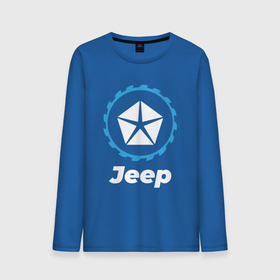 Мужской лонгслив хлопок с принтом Jeep в стиле Top Gear в Екатеринбурге, 100% хлопок |  | auto | brand | gear | jeep | logo | symbol | top | авто | бренд | гир | джип | лого | символ | топ