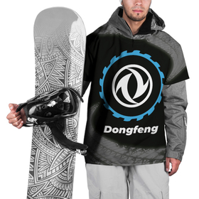 Накидка на куртку 3D с принтом Dongfeng в стиле Top Gear со следами шин на фоне в Тюмени, 100% полиэстер |  | auto | brand | dongfeng | gear | logo | symbol | top | авто | бренд | гир | донг | дунфэн | лого | символ | следы | топ | фенг | шин | шины