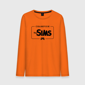 Мужской лонгслив хлопок с принтом The Sims Gaming Champion: рамка с лого и джойстиком в Петрозаводске, 100% хлопок |  | champion | logo | sims | the | the sims | игра | игры | лого | логотип | символ | симс