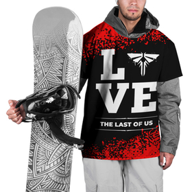 Накидка на куртку 3D с принтом The Last Of Us Love Классика в Новосибирске, 100% полиэстер |  | 