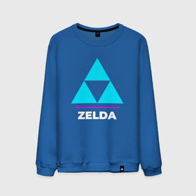 Мужской свитшот хлопок с принтом Символ Zelda в неоновых цветах , 100% хлопок |  | legend | logo | neon | the | zelda | зельда | игра | игры | легенд | лого | логотип | неон | символ