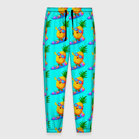 Мужские брюки 3D с принтом PINEAPPLE ON A SKATEBOARD в Белгороде, 100% полиэстер | манжеты по низу, эластичный пояс регулируется шнурком, по бокам два кармана без застежек, внутренняя часть кармана из мелкой сетки | colorful | cute | food | fruity | funny | green | happy | orange | summer | tropical | yellow | ананас | еда | желтый | забавный | зеленый | красочный | летний | милый | оранжевый | скейтборд | счастливый | тропический | фруктовый