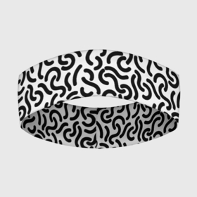 Повязка на голову 3D с принтом Органические Закруглённые Линии в Белгороде,  |  | abstraction | figure | geometry | isometric | pattern | shape | абстракция | геометрия | закруглённые | изометрический | линии | узор | фигура | форма