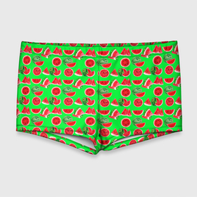 Мужские купальные плавки 3D с принтом DELICIOUS WATERMELON в Тюмени, Полиэстер 85%, Спандекс 15% |  | Тематика изображения на принте: арбуз | еда | зеленый | красный | лето | розовый | фрукты