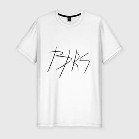 Мужская футболка хлопок Slim с принтом BARS в Курске, 92% хлопок, 8% лайкра | приталенный силуэт, круглый вырез ворота, длина до линии бедра, короткий рукав | Тематика изображения на принте: bars | barsnice | hip hop | misic | rap