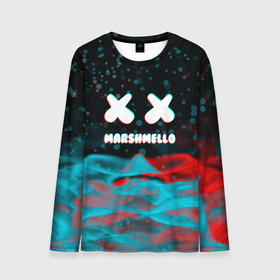 Мужской лонгслив 3D с принтом marshmello logo крапинки в Белгороде, 100% полиэстер | длинные рукава, круглый вырез горловины, полуприлегающий силуэт | face | logo | marsh | marshmallow | marshmello | marshmelo | mello | smile | лицо | лого | маршмеллов | маршмеллоу | маршмеллу | маршмело | маршмелов | маршмелоу | маска | музыка | рожица | символ | смайл | улыбка