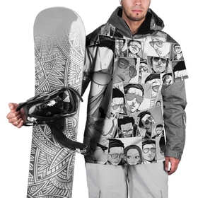 Накидка на куртку 3D с принтом Путь домохозяина паттерн в Екатеринбурге, 100% полиэстер |  | anime | gokushufudo | gokushufudou | miku | tatsu | аниме | анимэ | мику | путь домохозяина | татсу | тацу