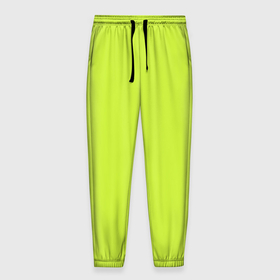 Мужские брюки 3D с принтом Зеленый неон из фильма Барби , 100% полиэстер | манжеты по низу, эластичный пояс регулируется шнурком, по бокам два кармана без застежек, внутренняя часть кармана из мелкой сетки | зеленый неоновый | неон зеленый | неоновый цвет | фильм барби | яркий зеленый