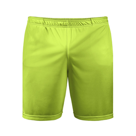 Мужские шорты спортивные с принтом Зеленый неон из фильма Барби ,  |  | зеленый неоновый | неон зеленый | неоновый цвет | фильм барби | яркий зеленый