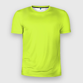 Мужская футболка 3D Slim с принтом Зеленый неон из фильма Барби в Петрозаводске, 100% полиэстер с улучшенными характеристиками | приталенный силуэт, круглая горловина, широкие плечи, сужается к линии бедра | зеленый неоновый | неон зеленый | неоновый цвет | фильм барби | яркий зеленый