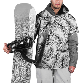 Накидка на куртку 3D с принтом Чёрные Перья в Петрозаводске, 100% полиэстер |  | birds | black | feathers | nature | перья | природа | птицы | чёрный