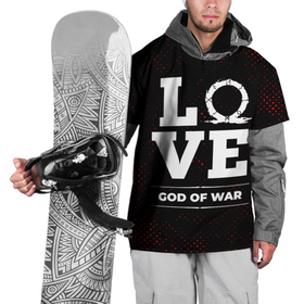 Накидка на куртку 3D с принтом God of War Love Классика в Новосибирске, 100% полиэстер |  | Тематика изображения на принте: 