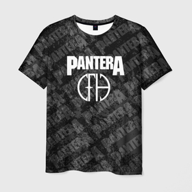 Мужская футболка 3D с принтом пантера   pantera в Курске, 100% полиэфир | прямой крой, круглый вырез горловины, длина до линии бедер | covid 19 | pantera | vulgar display of power | альбом | группа | метал | металика | металл | пантера | рок | тяжелый | хэви