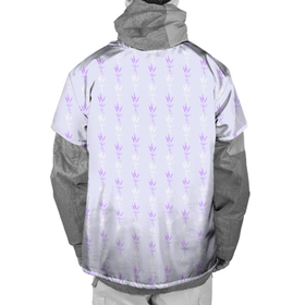 Накидка на куртку 3D с принтом Нежная лаванда паттерн в Санкт-Петербурге, 100% полиэстер |  | Тематика изображения на принте: lavender | ботаника | лаванда | лиловый | нежный принт | паттерн | природа | растения | садовые растения | фиолетовый