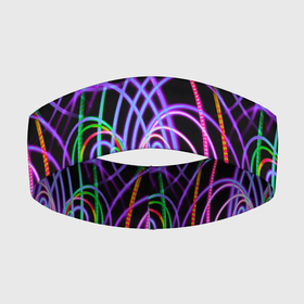 Повязка на голову 3D с принтом Неоновые круги и линии  Фиолетовый в Курске,  |  | abstraction | art | artwork | circles | colorful | colors | graphics | lines | neon | patterns | surrealism | waves | абстракция | арт | волны | графика | искусство | круги | линии | неон | разноцветный | сюрреализм | узоры | цвета