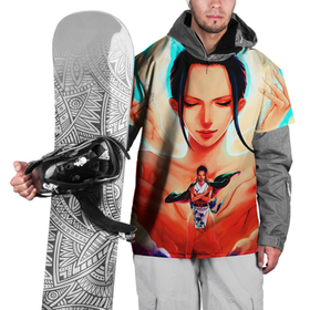 Накидка на куртку 3D с принтом НИКО РОБИН   ВАН ПИС , 100% полиэстер |  | anime | manga | nico | one piece | robin | waifu | аниме | вайфу | ван пис | вон пиз | вон пис | манга | нико робин