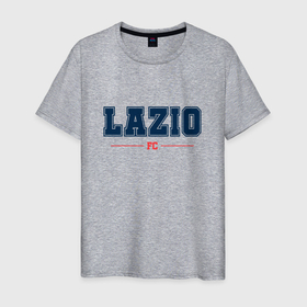 Мужская футболка хлопок с принтом Lazio FC Classic в Белгороде, 100% хлопок | прямой крой, круглый вырез горловины, длина до линии бедер, слегка спущенное плечо. | Тематика изображения на принте: 