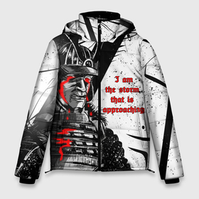 Мужская зимняя куртка 3D с принтом Samurai Casey Edwards   Bury the Light | Vergils Battle , верх — 100% полиэстер; подкладка — 100% полиэстер; утеплитель — 100% полиэстер | длина ниже бедра, свободный силуэт Оверсайз. Есть воротник-стойка, отстегивающийся капюшон и ветрозащитная планка. 

Боковые карманы с листочкой на кнопках и внутренний карман на молнии. | battle theme | blood | casey edwards | demon | devil may cry 5 | dmc5 | i am a storm | japan | japanese | ronin | tears | that is approaching | вергил | вергилий | вирджил | кровь | плачущий самурай | ронин | самурай | слёзы |