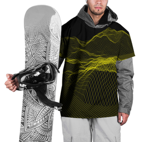 Накидка на куртку 3D с принтом Каркасный Пейзаж Горы , 100% полиэстер |  | abstraction | figure | geometry | isometric | pattern | shape | абстракция | геометрия | горы | изометрический | узор | фигура | форма