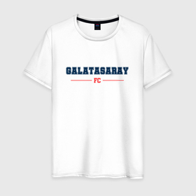 Мужская футболка хлопок с принтом Galatasaray FC Classic в Екатеринбурге, 100% хлопок | прямой крой, круглый вырез горловины, длина до линии бедер, слегка спущенное плечо. | Тематика изображения на принте: 