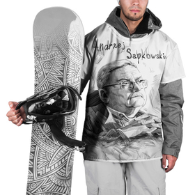 Накидка на куртку 3D с принтом Andrzej Sapkowski в Курске, 100% полиэстер |  | andrzej sapkowski | анджей сапковский | ведьмак | книги | очки
