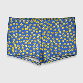 Мужские купальные плавки 3D с принтом Золотые крупные кубики на синем поле в Тюмени, Полиэстер 85%, Спандекс 15% |  | 3д | геометрия | желтый | золотой | куб | кубик | несимметричный | синий
