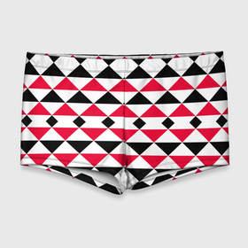 Мужские купальные плавки 3D с принтом Geometric shapes triangles в Белгороде, Полиэстер 85%, Спандекс 15% |  | geometric shapes | triangles | геометрический узор | красный и черный | современный | треугольники
