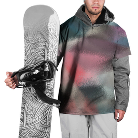 Накидка на куртку 3D с принтом Современный разноцветный абстрактный узор в Тюмени, 100% полиэстер |  | abstraction | fashion | grey | pink | абстрактный узор | разноцветный | розовый | серый | современный узор