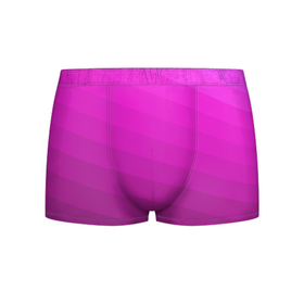 Мужские трусы 3D с принтом Розовый неоновый полосатый узор Pink neon в Петрозаводске, 50% хлопок, 50% полиэстер | классическая посадка, на поясе мягкая тканевая резинка | neon | pink | stripes | неоновый | полосатый | полосатый узор | розовый